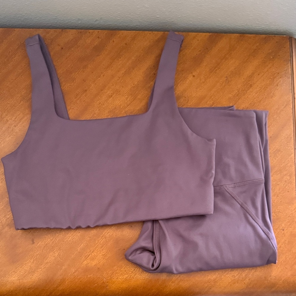 Girlfriend Collective Mauve Activewear Set